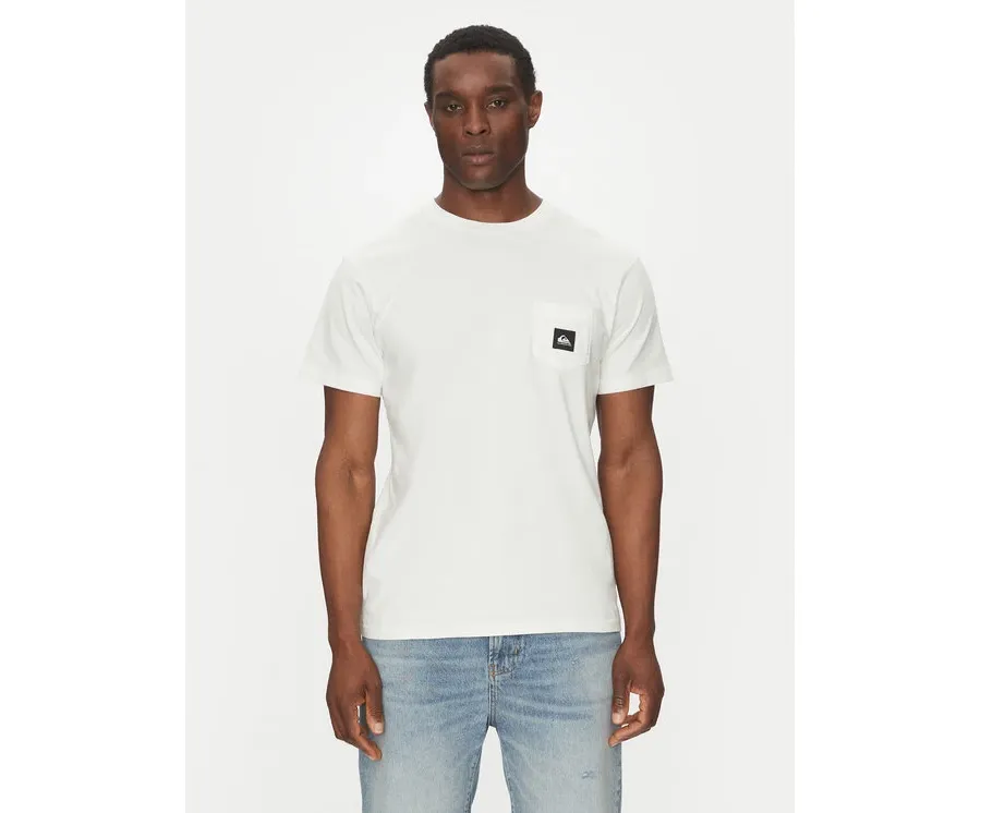 obrazek 1 Quiksilver T-Shirt EQYZT08035 Biały Regular Fit