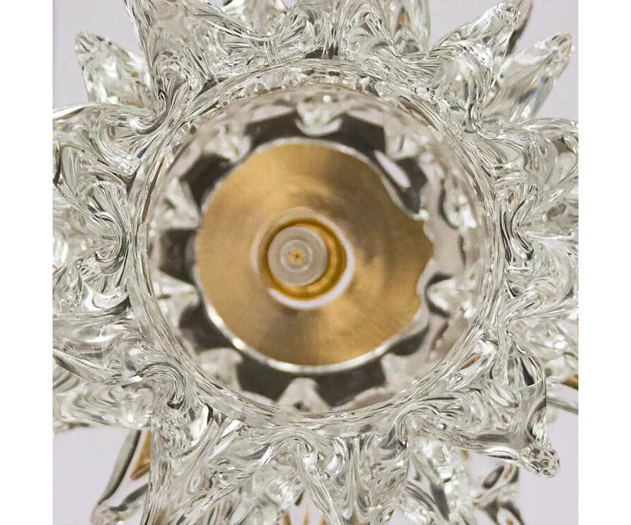 obrazek 5 Stylowa lampa wisząca wykonana ręcznie ze szkła murano - prosto z Włoch