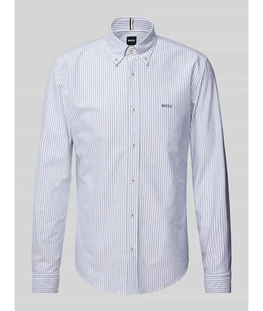 obrazek 1 Koszula biznesowa o kroju slim fit z listwą guzikową model ‘Roan’