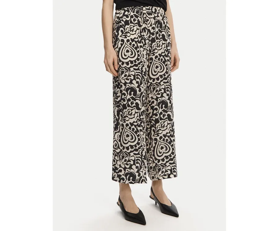 obrazek 1 Weekend Max Mara Spodnie materiałowe Reed 2515131082 Czarny Regular Fit