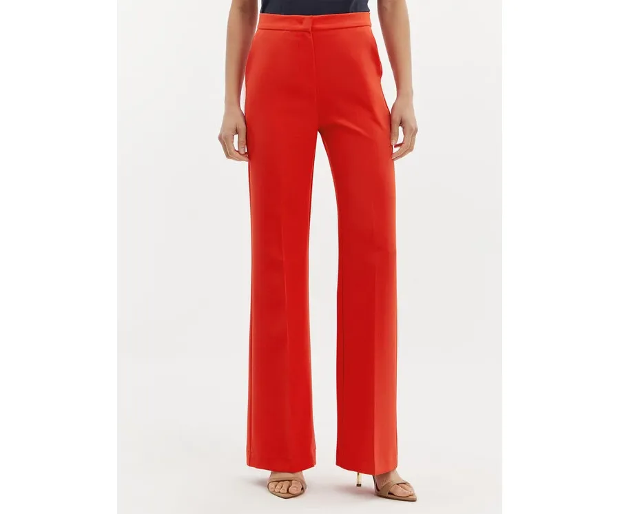 obrazek 1 Maryley Spodnie materiałowe 24EB587/43FI Czerwony Relaxed Fit