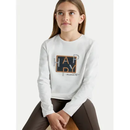 Zdjęcie Mayoral Bluzka 7004 Écru Regular Fit