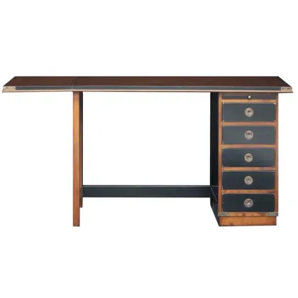 Picture Exclusive Toledo desk with a partially foldable top