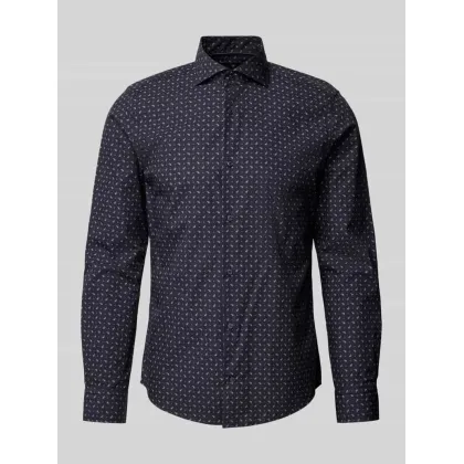 Zdjęcie Koszula biznesowa o kroju slim fit z kołnierzykiem typu kent