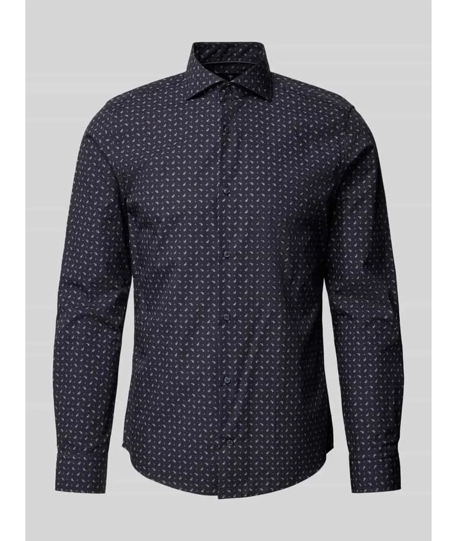 obrazek 1 Koszula biznesowa o kroju slim fit z kołnierzykiem typu kent