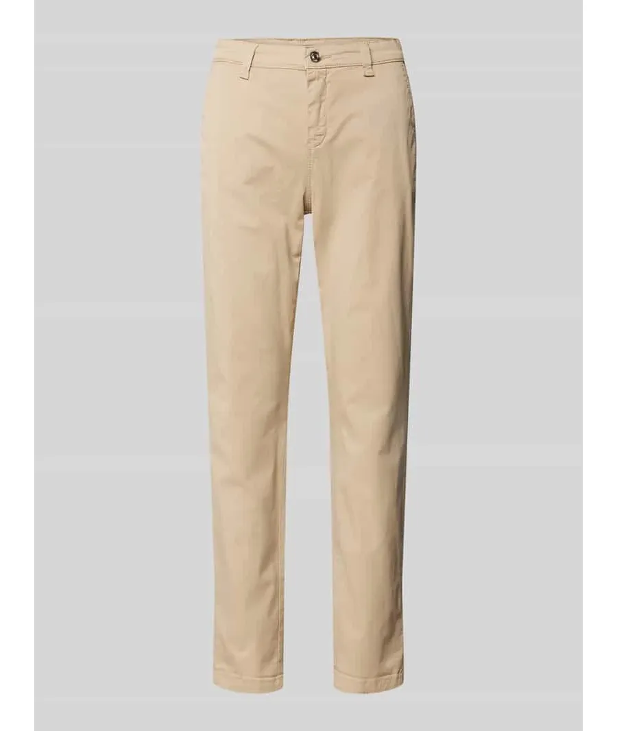 obrazek 1 Chinosy o skróconym kroju slim fit model ‘TURN UP’