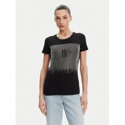 Zdjęcie Fracomina T-Shirt FP25ST3002J449N4 Czarny Regular Fit