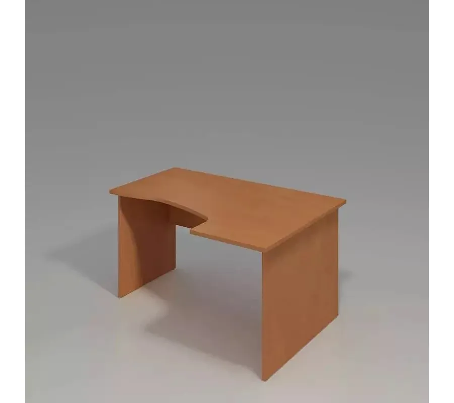obrazek 1 Stylowe Biurko kształtowe o wymiarach 139/70x100/74 - Biuro Serwis