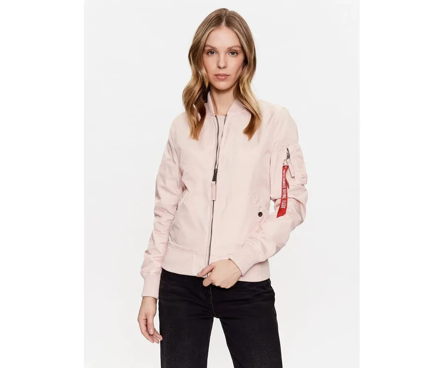 obrazek 1 Alpha Industries Kurtka bomber MA-1 141041 Różowy Regular Fit
