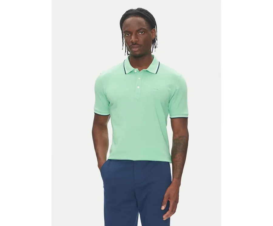 obrazek 1 Lindbergh Polo 30-404010 Zielony Relaxed Fit