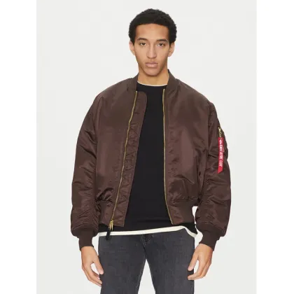 Zdjęcie Alpha Industries Kurtka bomber Ma-1 100101 Brązowy Regular Fit