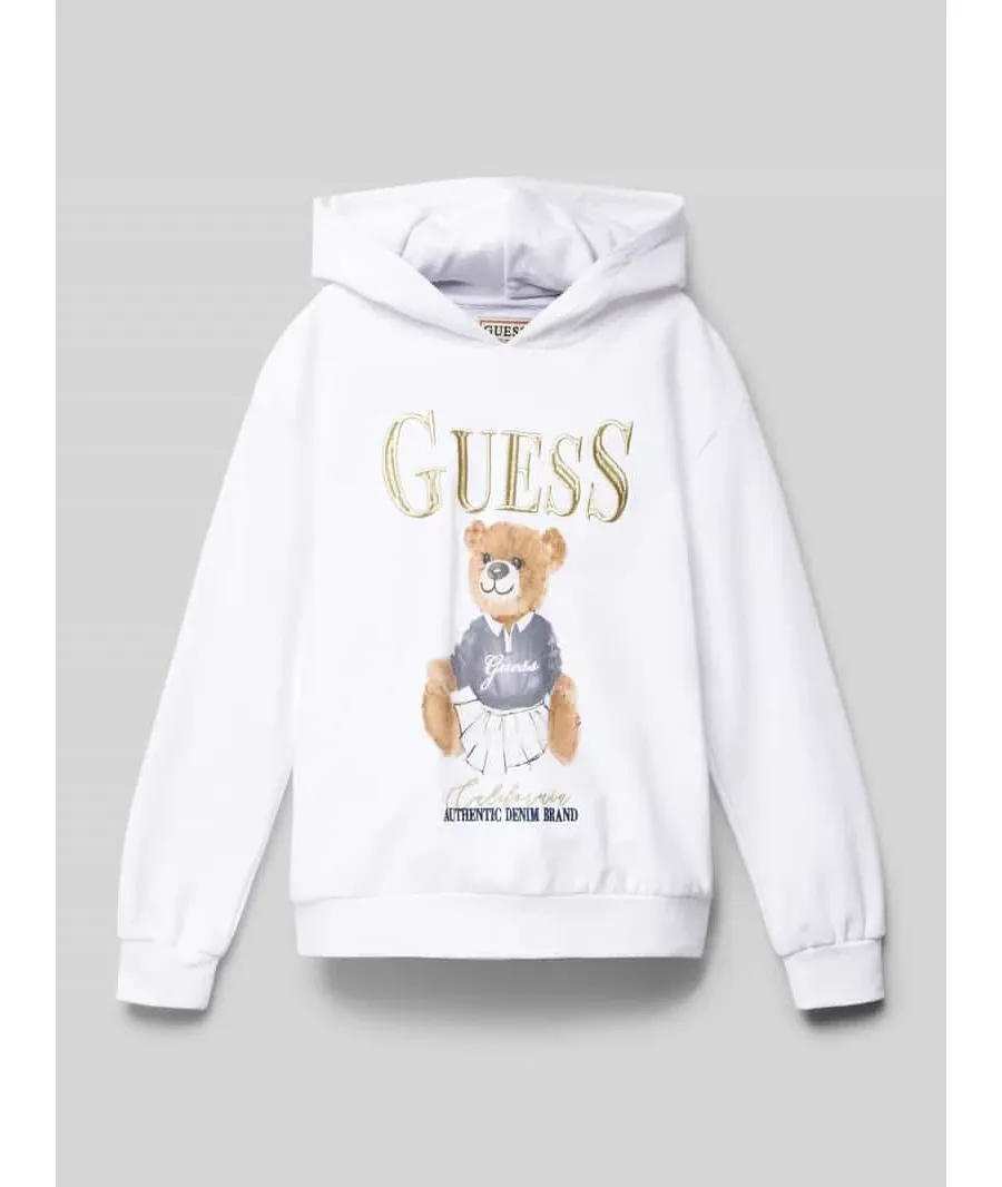 obrazek 1 Bluza z kapturem i metalicznym haftem z logo
