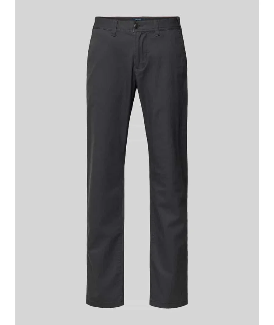 obrazek 1 Chinosy o kroju slim fit z fakturowanym wzorem
