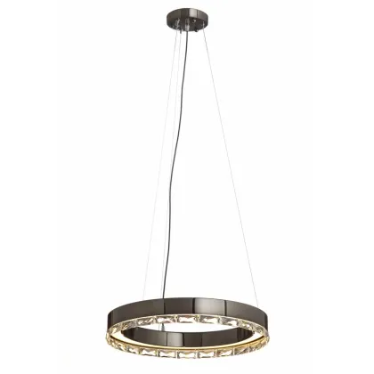 Zdjęcie Żyrandol w formie pierścienia z oświetleniem LED i rombami Asfour - Il Paralume Marina