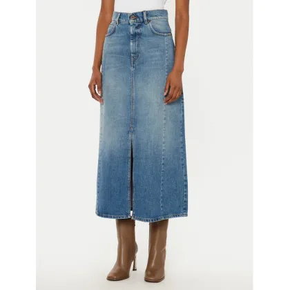 Zdjęcie Weekend Max Mara Spódnica jeansowa Gesso 2515101061 Niebieski Regular Fit