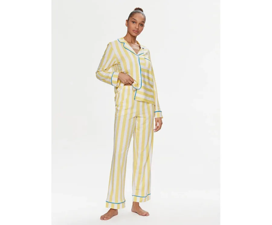 obrazek 1 DKNY Piżama YI80003 Żółty Regular Fit