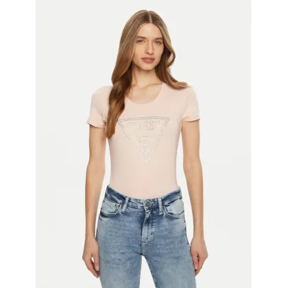 Zdjęcie Guess T-Shirt W5RI11 J1314 Różowy Regular Fit