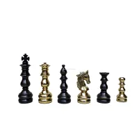 Zdjęcie Profesjonalne szachy z litego mosiądzu English Elite - The Chess Empire