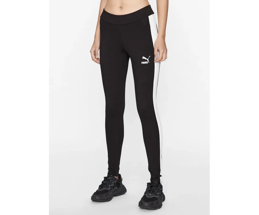 obrazek 1 Puma Legginsy Iconic T7 530080 Czarny Tight Fit