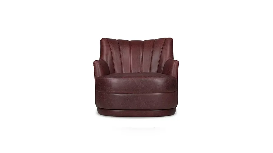 obrazek 1 Portugalska pojedyncza sofa w kolorze śliwki