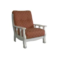 Picture Stylish Italian Angela armchair with upholstered pillows