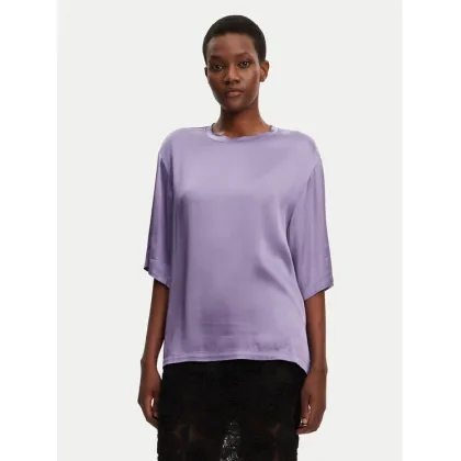 Zdjęcie ViCOLO Bluzka TD0013 Fioletowy Relaxed Fit
