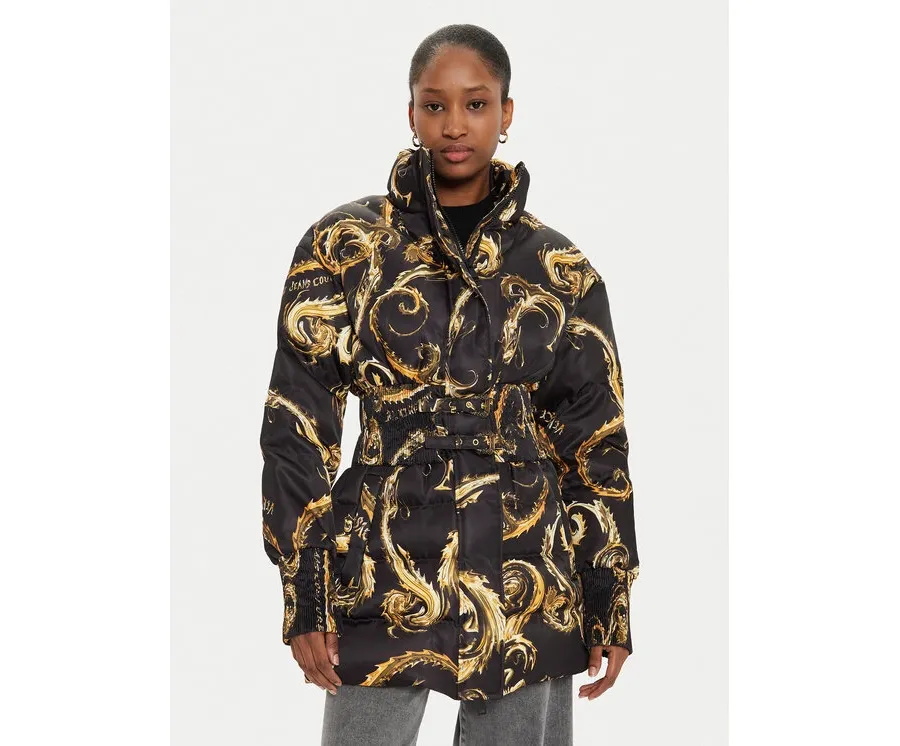 obrazek 1 Versace Jeans Couture Kurtka puchowa 77HAU415 Czarny Slim Fit