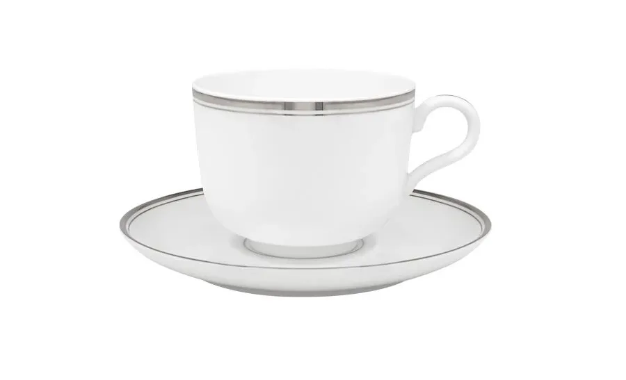 obrazek 1 Cudowna filiżanka do herbaty ze spodkiem Platine