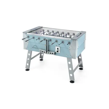 Zdjęcie Profesjonalny, Elegancki Stół do Piłkarzyków do Gry na Dworze Szaro - Turkusowy - FAS