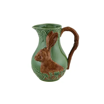 Zdjęcie Fantastyczny dzbanek ceramiczny z zającem - Bordallo Pinheiro
