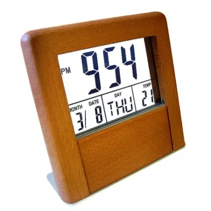 Picture Desk clock with LCD calendar