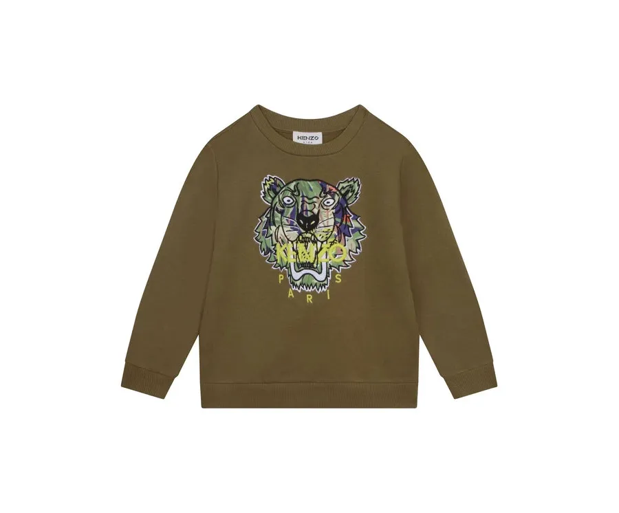 obrazek 1 Kenzo Kids Bluza K25795 S Zielony Regular Fit
