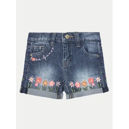 Zdjęcie Guess Szorty jeansowe K5GD02 D45E0 Niebieski Regular Fit