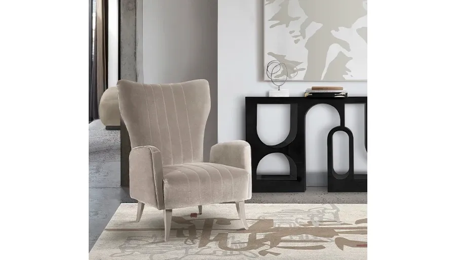 obrazek 10 Stylowy fotel do salonu z Portugalii