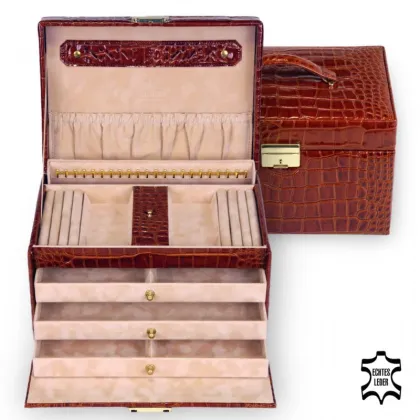 Zdjęcie Damskie stylowe kuferki na biżuterię - Sacher