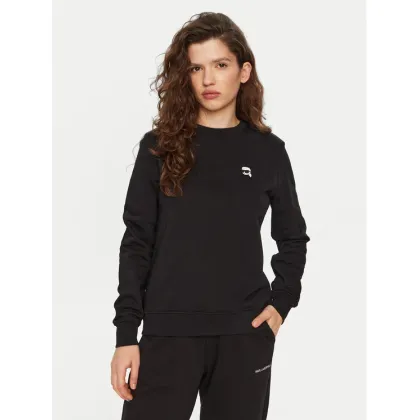 Zdjęcie KARL LAGERFELD Bluza A1W20014 Czarny Regular Fit