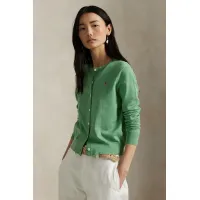 Zdjęcie Polo Ralph Lauren kardigan damski kolor zielony lekki 211891672