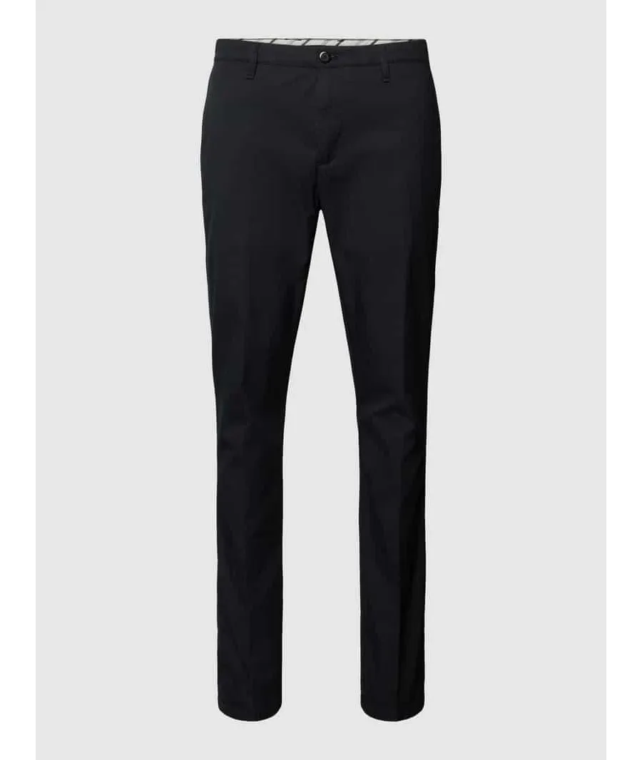 obrazek 1 Chinosy o kroju slim fit z bocznymi, wpuszczanymi kieszeniami model ‘ROB’