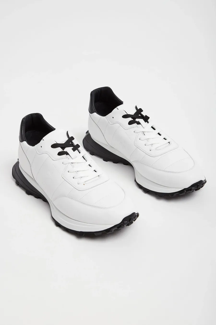 obrazek 1 Sneakersy męskie skórzane BALDININI Baldinini