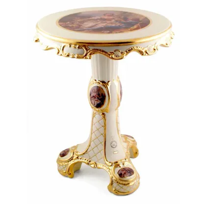 Picture Ceramic elite table in baroque style - Bruno Costenaro