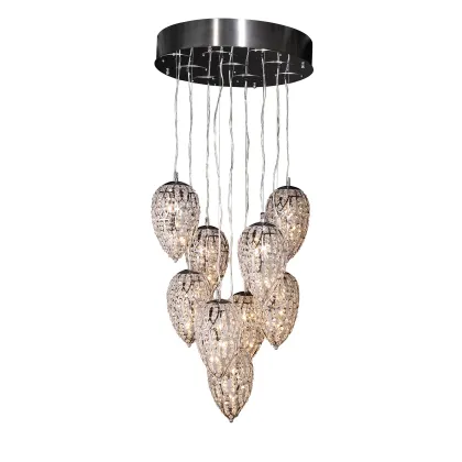 Zdjęcie Nowoczesny i ekskluzywny żyrandol włoskiej marki