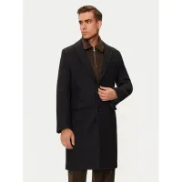 Zdjęcie AMI PARIS Płaszcz wełniany HCO010.WV0049 Czarny Regular Fit