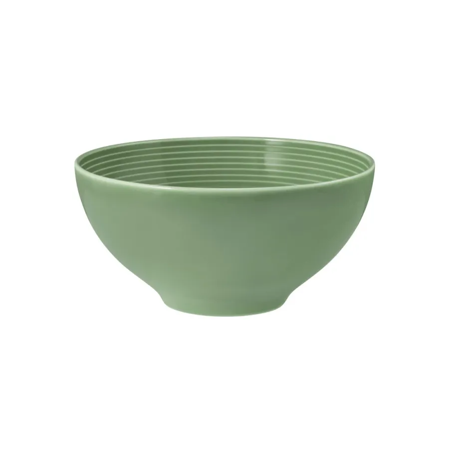 obrazek 1 Piękna stylowa porcelanowa okrągła miska 15,5 cm o nowoczesnym kształcie i zdobieniu - Seltmann Weiden