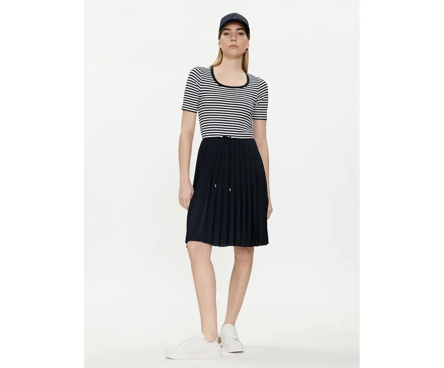 obrazek 1 Tommy Hilfiger Sukienka letnia WW0WW42467 Granatowy Regular Fit