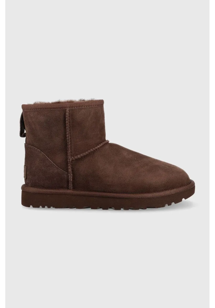 obrazek 1 UGG śniegowce zamszowe W Classic Mini II kolor brązowy 1016222.BCDR