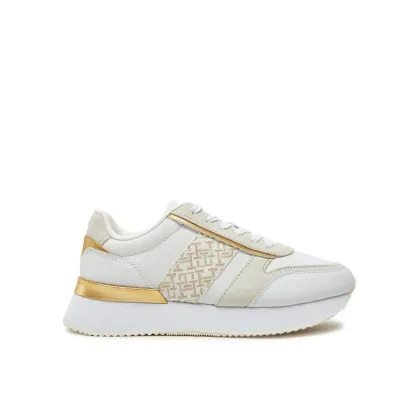 Zdjęcie Tommy Hilfiger Sneakersy Lux Monogram Runner FW0FW08387 Biały