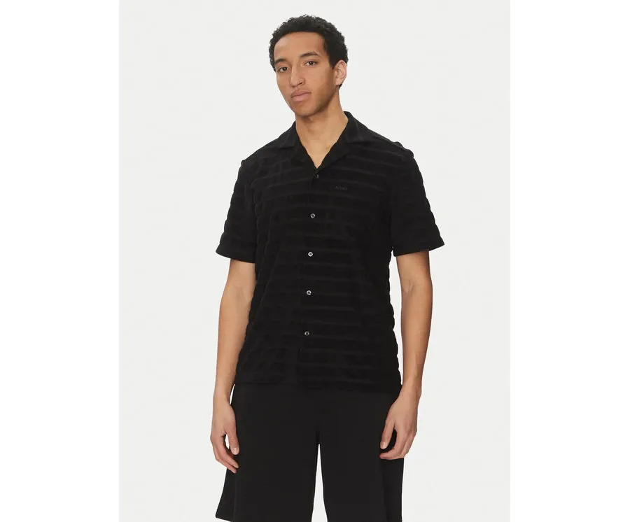 obrazek 1 HUGO Koszula Ellino 50539351 Czarny Relaxed Fit