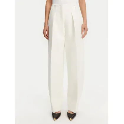 Zdjęcie JACQUEMUS Spodnie materiałowe Le Pantalon Ovalo 24E241PA0791718 100 Biały Regular Fit