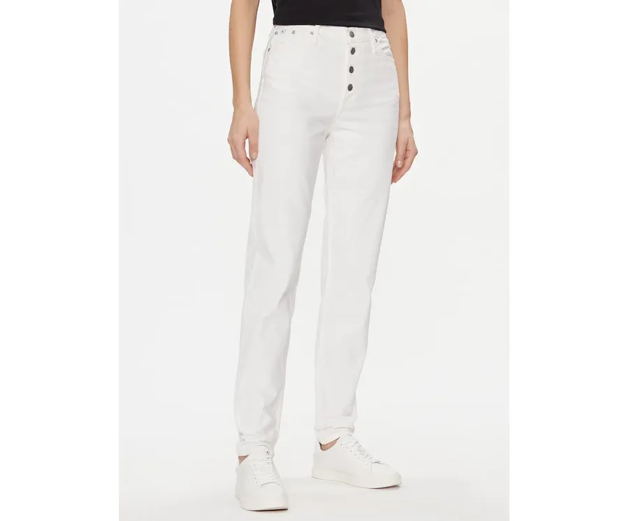 obrazek 1 Calvin Klein Jeans Jeansy J20J222765 Biały Mom Fit