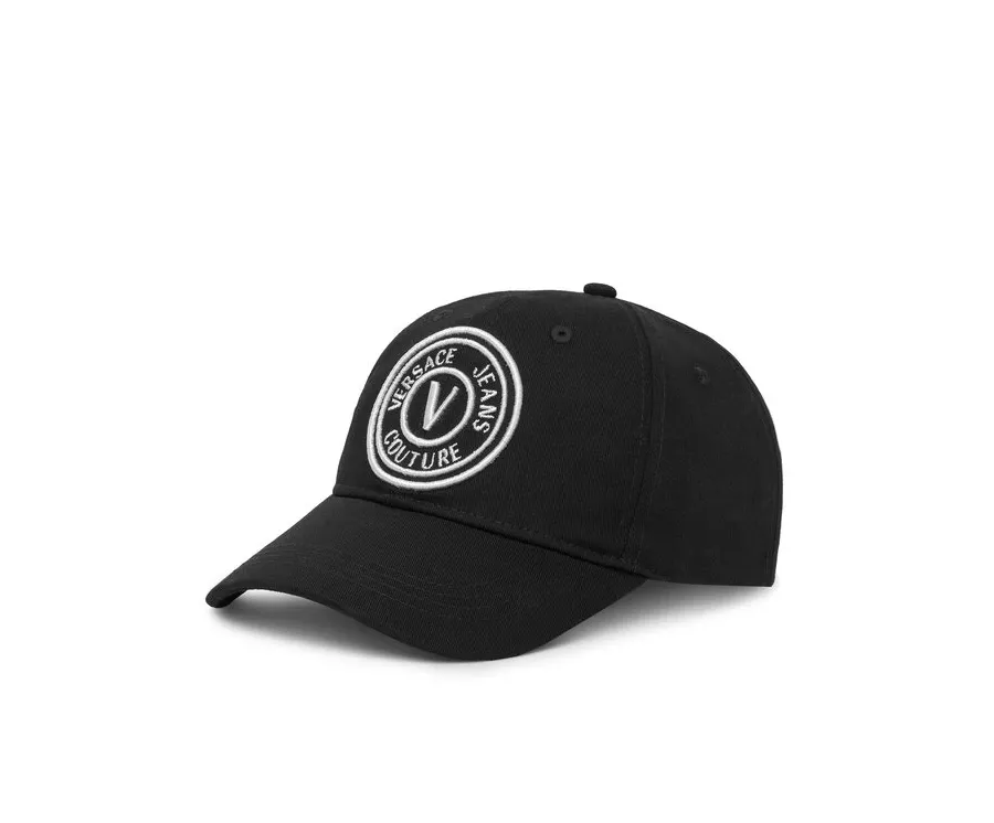obrazek 1 Versace Jeans Couture Czapka z daszkiem 78VAZK26 Czarny